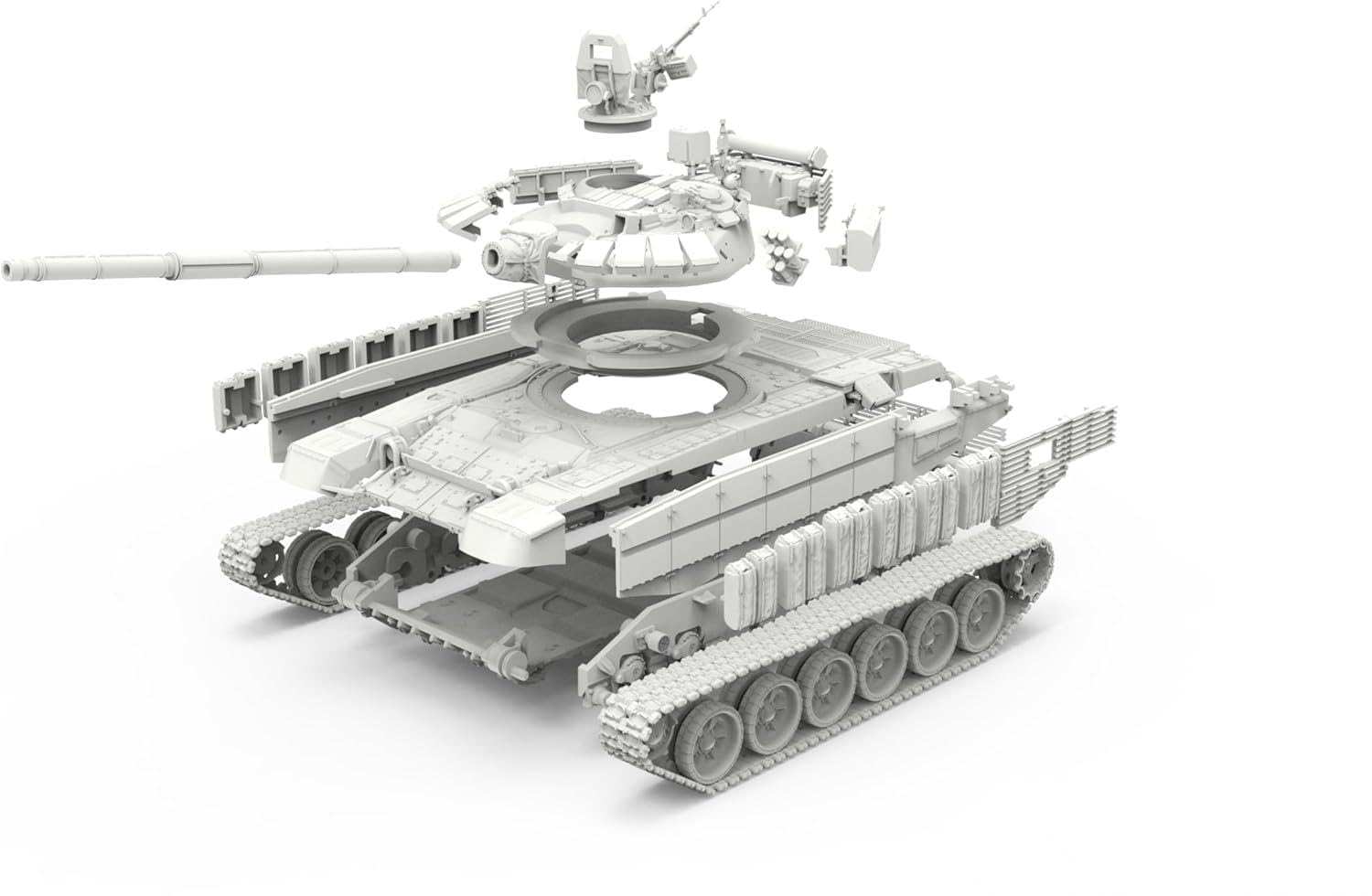 Amazon | モンモデル 1/72 ロシア連邦軍 T-72B3M 主力戦車 プラモデル